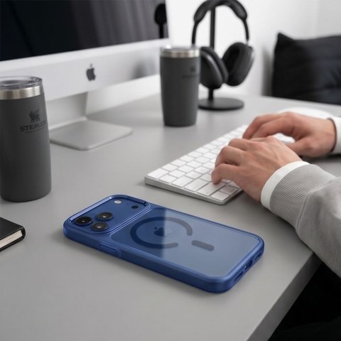 TECH-PROTECT MAGMAT MAGSAFE CC IPHONE 17 PRO / 18 PRO DEEP BLUE/CLEAR