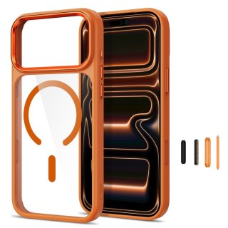 TECH-PROTECT MAGMAT MAGSAFE CC IPHONE 17 PRO MAX / 18 PRO MAX COSMIC ORANGE/CLEAR