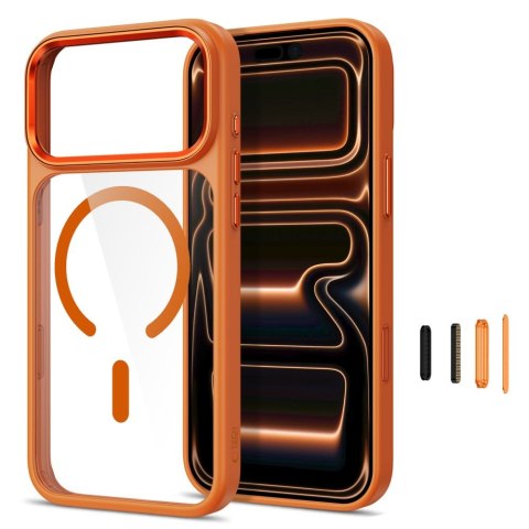 TECH-PROTECT MAGMAT MAGSAFE CC IPHONE 17 PRO MAX / 18 PRO MAX COSMIC ORANGE/CLEAR
