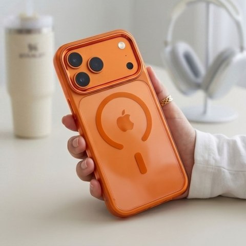 TECH-PROTECT MAGMAT MAGSAFE CC IPHONE 17 PRO MAX / 18 PRO MAX COSMIC ORANGE/CLEAR