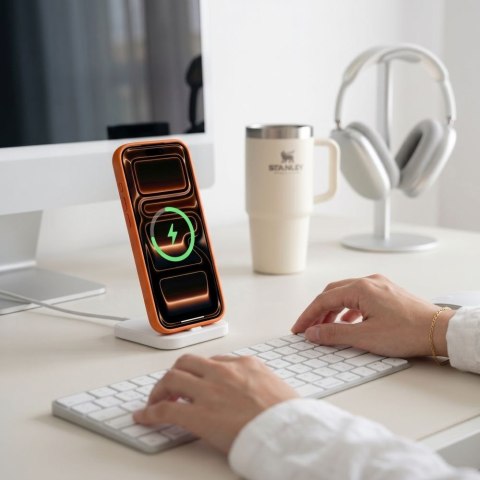 TECH-PROTECT MAGMAT MAGSAFE CC IPHONE 17 PRO MAX / 18 PRO MAX COSMIC ORANGE/CLEAR