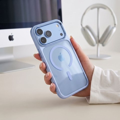 TECH-PROTECT MAGMAT MAGSAFE CC IPHONE 17 PRO MAX / 18 PRO MAX LIGHT BLUE/CLEAR