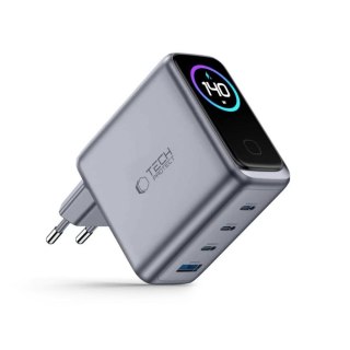 TECH-PROTECT POWERVISION NC140W-GAN 4-PORT NETWORK CHARGER PD 140W / QC3.0 DARK GREY