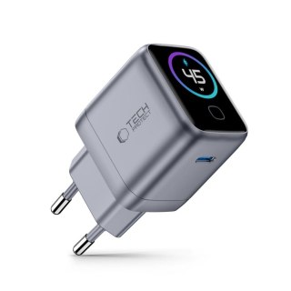 TECH-PROTECT POWERVISION NC45W-GAN 1-PORT NETWORK CHARGER PD 45W DARK GREY