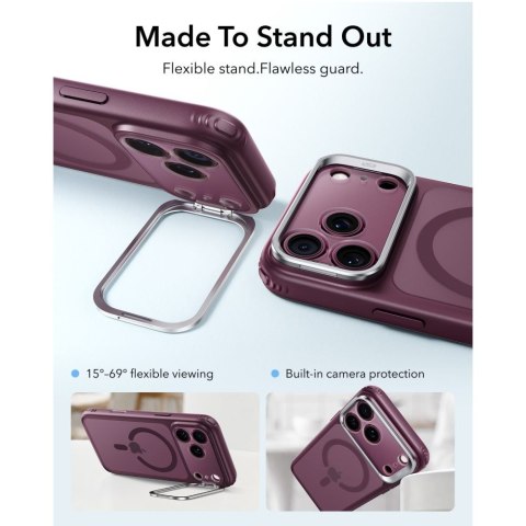 ESR CLASSIC HYBRID KICKSTAND MAGSAFE IPHONE 17 PRO MAX / 18 PRO MAX FROSTED DEEP BURGUNDY