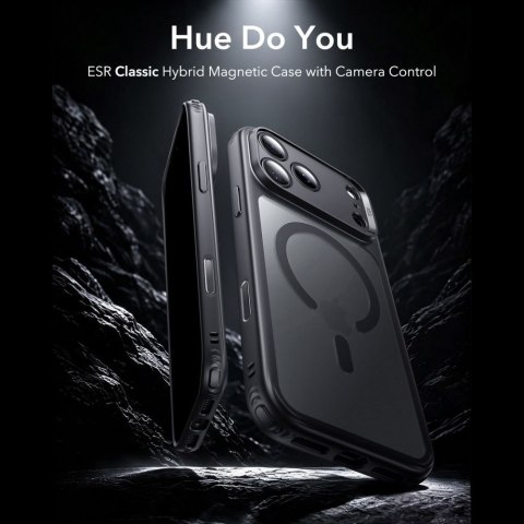 ESR CLASSIC HYBRID MAGSAFE IPHONE 17 PRO MAX / 18 PRO MAX FROSTED BLACK