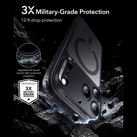 ESR CLASSIC HYBRID MAGSAFE IPHONE 17 PRO MAX / 18 PRO MAX FROSTED BLACK