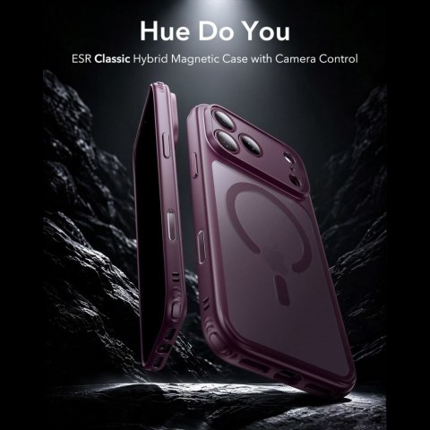 ESR CLASSIC HYBRID MAGSAFE IPHONE 17 PRO MAX / 18 PRO MAX FROSTED DEEP BURGUNDY