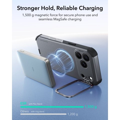 ESR CYBER TOUGH KICKSTAND MAGSAFE IPHONE 17 PRO / 18 PRO GREY