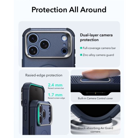 ESR CYBER TOUGH KICKSTAND MAGSAFE IPHONE 17 PRO MAX / 18 PRO MAX BLUE
