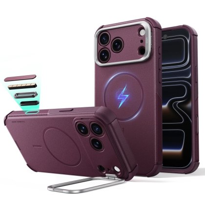 ESR CYBER TOUGH KICKSTAND MAGSAFE IPHONE 17 PRO MAX / 18 PRO MAX DEEP BURGUNDY