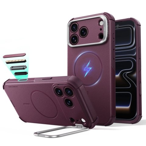 ESR CYBER TOUGH KICKSTAND MAGSAFE IPHONE 17 PRO MAX / 18 PRO MAX DEEP BURGUNDY