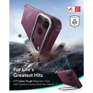 ESR CYBER TOUGH KICKSTAND MAGSAFE IPHONE 17 PRO MAX / 18 PRO MAX DEEP BURGUNDY