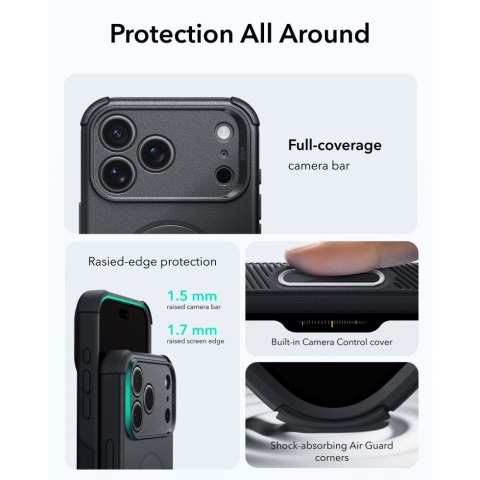 ESR CYBER TOUGH MAGSAFE IPHONE 17 PRO MAX / 18 PRO MAX BLACK