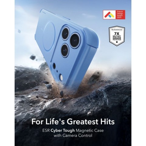 ESR CYBER TOUGH MAGSAFE IPHONE 17 PRO MAX / 18 PRO MAX LIGHT BLUE