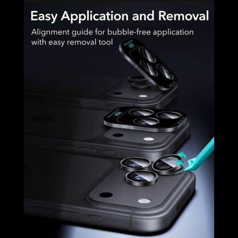 OSŁONA NA APARAT ESR ARMORITE CAMERA PROTECTOR 2-PACK IPHONE 18 PRO / 18 PRO MAX BLACK