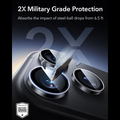 OSŁONA NA APARAT ESR ARMORITE CAMERA PROTECTOR IPHONE 18 PRO / 18 PRO MAX CLEAR
