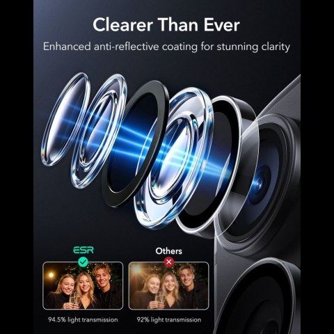 OSŁONA NA APARAT ESR ARMORITE CAMERA PROTECTOR IPHONE 18 PRO / 18 PRO MAX CLEAR