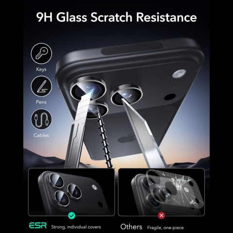 OSŁONA NA APARAT ESR ARMORITE CAMERA PROTECTOR IPHONE 18 PRO / 18 PRO MAX CLEAR