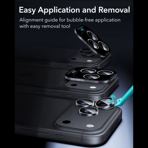 OSŁONA NA APARAT ESR ARMORITE CAMERA PROTECTOR IPHONE 18 PRO / 18 PRO MAX CLEAR