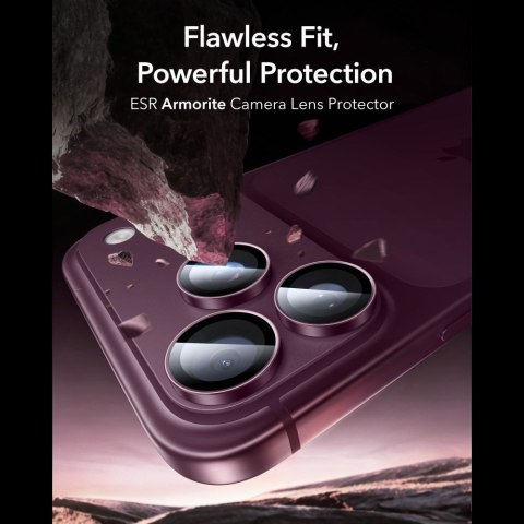 OSŁONA NA APARAT ESR ARMORITE CAMERA PROTECTOR IPHONE 18 PRO / 18 PRO MAX DEEP BURGUNDY
