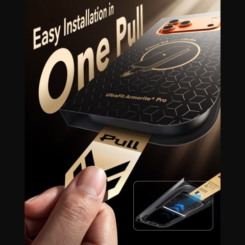 SZKŁO HARTOWANE ESR ULTRAFIT ARMORITE PRO TEMPERED GLASS IPHONE 17 PRO MAX / 18 PRO MAX BLACK
