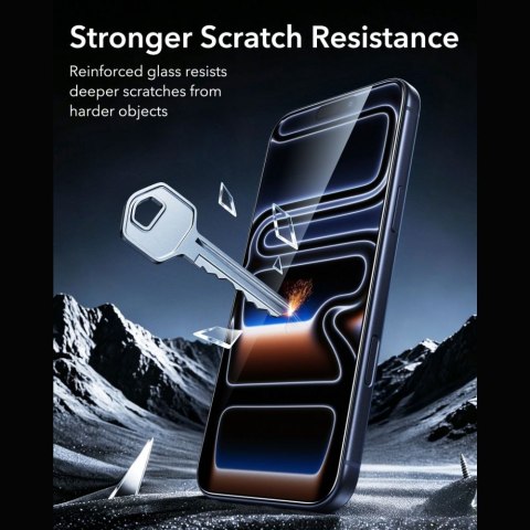 SZKŁO HARTOWANE ESR ULTRAFIT ARMORITE TEMPERED GLASS 2-PACK IPHONE 17 PRO MAX / 18 PRO MAX BLACK