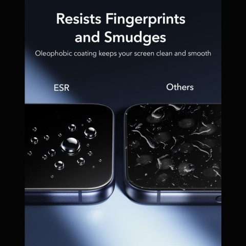 SZKŁO HARTOWANE ESR ULTRAFIT ARMORITE TEMPERED GLASS 2-PACK IPHONE 17 PRO MAX / 18 PRO MAX BLACK