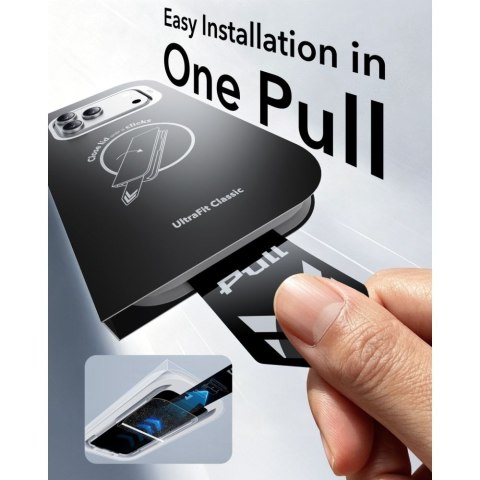 SZKŁO HARTOWANE ESR ULTRAFIT CLASSIC TEMPERED GLASS 2-PACK IPHONE 17 PRO / 18 PRO BLACK