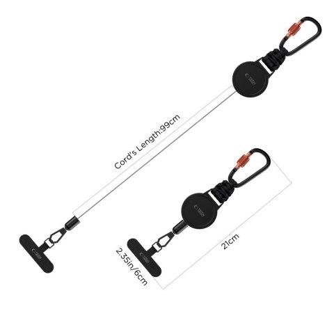 TECH-PROTECT ATH04 URBANLOOP ANTI-THEFT HOLDER BLACK/ORANGE