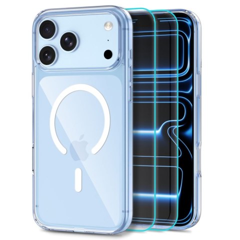 TECH-PROTECT FLEXAIR HYBRID MAGSAFE + GLASS 2-PACK IPHONE 17 PRO / 18 PRO CLEAR