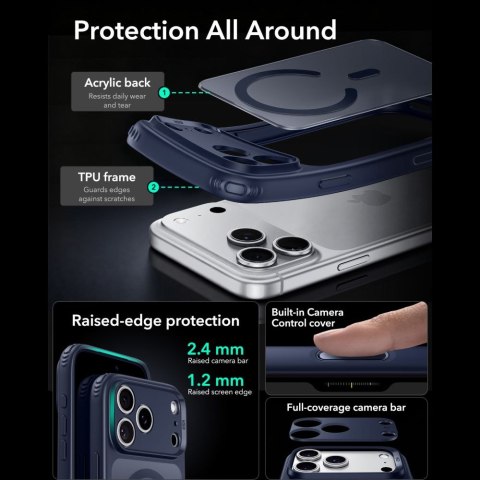 ESR CLASSIC HYBRID MAGSAFE IPHONE 17 PRO MAX / 18 PRO MAX FROSTED BLUE