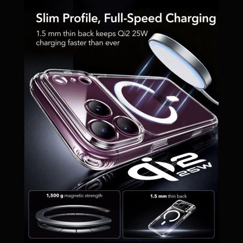ESR CLASSIC HYBRID MAGSAFE & TEMPERED GLASS IPHONE 17 PRO / 18 PRO CLEAR