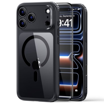 ESR CLASSIC HYBRID MAGSAFE & TEMPERED GLASS IPHONE 17 PRO MAX / 18 PRO MAX CLEAR/BLACK