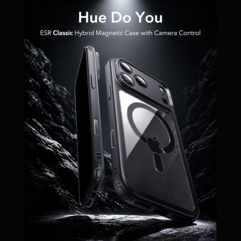 ESR CLASSIC HYBRID MAGSAFE & TEMPERED GLASS IPHONE 17 PRO MAX / 18 PRO MAX CLEAR/BLACK