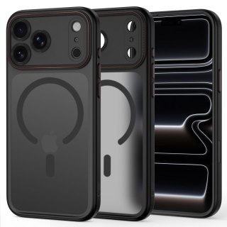 TECH-PROTECT MAGCAM MAGSAFE IPHONE 17 PRO / 18 PRO MATTE BLACK/RED