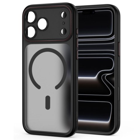 TECH-PROTECT MAGCAM MAGSAFE IPHONE 17 PRO MAX / 18 PRO MAX MATTE BLACK/RED