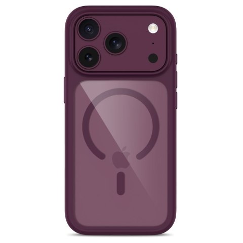 TECH-PROTECT MAGONE MAGSAFE CC + GLASS 2-PACK IPHONE 17 PRO / 18 PRO DARK CHERRY/CLEAR