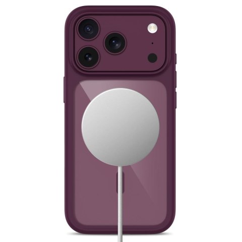 TECH-PROTECT MAGONE MAGSAFE CC + GLASS 2-PACK IPHONE 17 PRO / 18 PRO DARK CHERRY/CLEAR