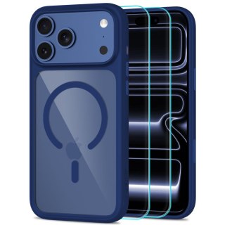 TECH-PROTECT MAGONE MAGSAFE CC + GLASS 2-PACK IPHONE 17 PRO / 18 PRO DEEP BLUE/CLEAR