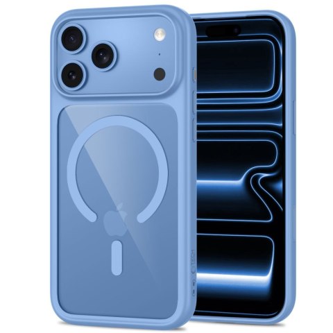 TECH-PROTECT MAGONE MAGSAFE CC + GLASS 2-PACK IPHONE 17 PRO / 18 PRO LIGHT BLUE/CLEAR