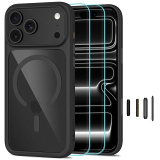TECH-PROTECT MAGONE MAGSAFE CC + GLASS 2-PACK IPHONE 17 PRO MAX / 18 PRO MAX BLACK/CLEAR