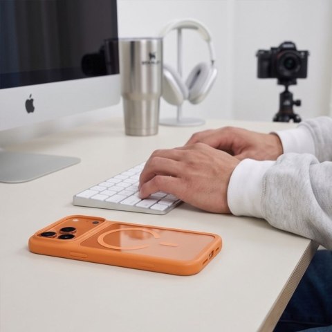 TECH-PROTECT MAGONE MAGSAFE CC + GLASS 2-PACK IPHONE 17 PRO MAX / 18 PRO MAX COSMIC ORANGE/CLEAR