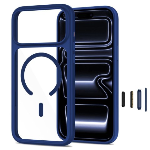 TECH-PROTECT MAGONE MAGSAFE CC + GLASS 2-PACK IPHONE 17 PRO MAX / 18 PRO MAX DEEP BLUE/CLEAR
