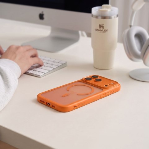 TECH-PROTECT MAGPEAK MAGSAFE CC IPHONE 17 PRO / 18 PRO MATTE COSMIC ORANGE