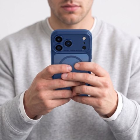 TECH-PROTECT MAGPEAK MAGSAFE CC IPHONE 17 PRO / 18 PRO MATTE DEEP BLUE