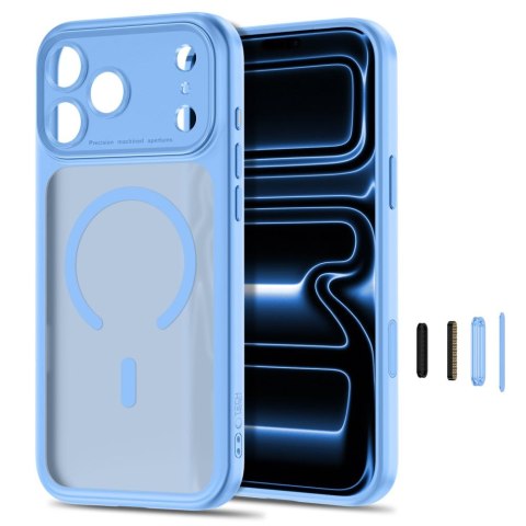 TECH-PROTECT MAGPEAK MAGSAFE CC IPHONE 17 PRO / 18 PRO MATTE LIGHT BLUE