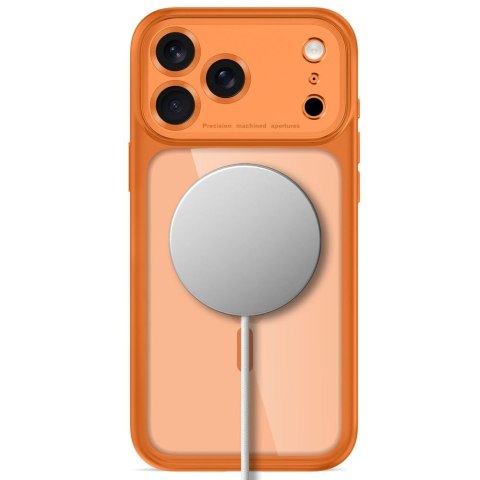 TECH-PROTECT MAGPEAK MAGSAFE CC IPHONE 17 PRO MAX / 18 PRO MAX COSMIC ORANGE/CLEAR