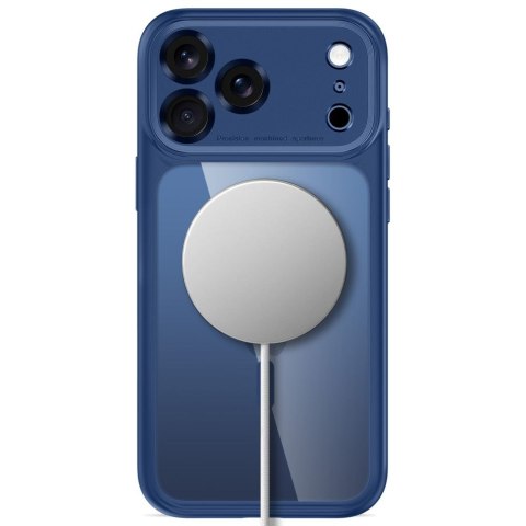 TECH-PROTECT MAGPEAK MAGSAFE CC IPHONE 17 PRO MAX / 18 PRO MAX DEEP BLUE/CLEAR
