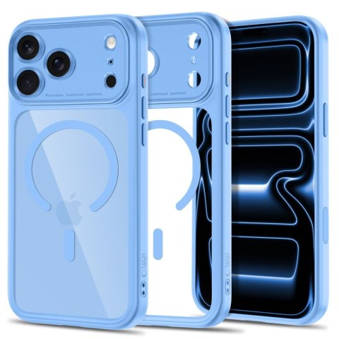 TECH-PROTECT MAGPEAK MAGSAFE CC IPHONE 17 PRO MAX / 18 PRO MAX LIGHT BLUE/CLEAR